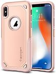 Spigen Hybrid Armor iPhone X Case with Air Cushion Technology and Secure Grip Drop Protection for Apple iPhone X (2017) - Blush Gold