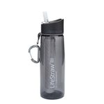 LifeStraw Go 2-Stage Water Filter Bottle, Grey