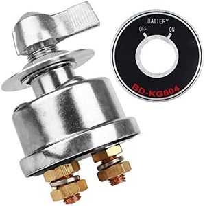 RUIZHI Interruptor de Desconexión de Batería 12V 300A Interruptor del Aislador Batería Alta Corriente Battery Switch para Barco Auto