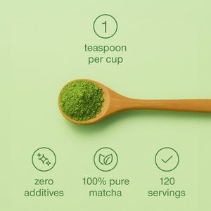 SuperSelf Organic Matcha Powder 120g – Premium Japanese Green Tea