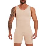 Daytain Mens Full Body Shaper Slimming Compression Bodysuit Shapewear Tummy Control Fajas Para Hombres