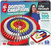 H5 Domino Creations 100-Piece Set by Lily Hevesh, for Families and Kids Ages 5 and up