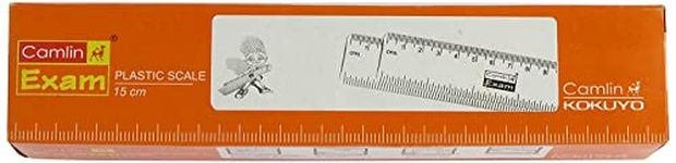 Camlin Kokuyo Exam Standard Scale - 15cm, Pack of 10