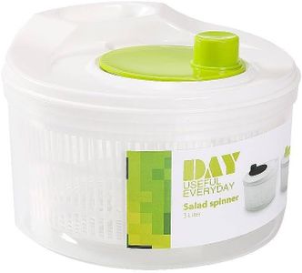 Aggloz | Good Grips Little Salad & Herb Spinner, Deluxe Salad Spinner and Dresser, Easy to Clean, Easy Spin Mechanism, Compact Storage, BPA Free