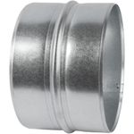 Vent Systems 6'' Inch Galvanized Steel Duct Connector - Round Ventilation Duct Extension - Metal Vent Coupler - Metal Hose Coupling - Galvanised Pipe Connector