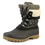 Cougar Women's Creek-K, Black/Taupe Plaid, 7 M US