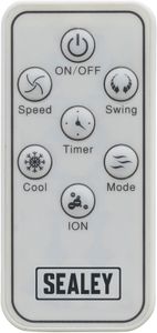 Sealey 3-in-1 Portable Air Cooler with Remote Control