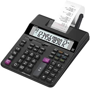 Casio HR-200RCE-W-EC Printing Desktop Calculator, Black