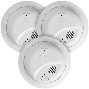 First Alert SMI100-AC, Hardwire Interconnect Smoke Alarm with Battery Backup, 3-Pack