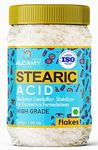 ARSHI A ALCAMY LIFE Aaal Stearic Acid Flakes Super Emulsifier, Stabilizer And Thickener Agent For Cosmetics, Candle And Soap Making..Etc (200 Grams (Jar Pack))