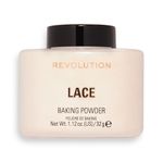 Revolution Beauty London, Loose Baking Powder, Prolongs Makeup Wear, Setting Lace, For Light Skin tones, 32g