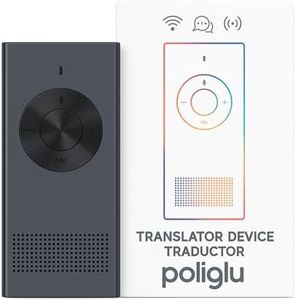 Poliglu Instant Two-Way Language Translator - Translators Devices for 36 Languages. Make Communication Easier with This Innovative Portable Translation Device. Perfect as a Pocket Dictionary