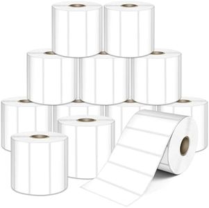 L LIKED 3" x 1" Direct Thermal Label, 16800 Barcode Shipping Labels