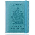 WALNEW RFID Blocking Passport Holder Wallet Cover Case