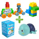 Cute Swimming Bath Toys for Toddlers 1-3, Floating Wind Up Toys for 1 2 3 4 5 Year Old Boy Girl, New Born Baby Bathtub Water Toys, Preschool Toddler Pool Toys. (Turtle - Pack of 2)