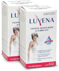 Luvena Moisturizer - Vaginal Moisturizer & Menopause Support for Women - Feminine Intimate Dryness, Redness, Irritation, Burning Symptom Relief - Water Based, Paraben & Glycerin Free - (2 Pack)