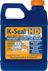 K-Seal ST5516 Heavy-Duty Multi-Purpose One Step Permanent Coolant Leak Repair, 16 oz, Pour and Go, Mixes with All Antifreeze, No Flushing Required