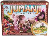 Spin Master Games, Jumanji Stampede Cooperative Board Game, 3D Adventure Game Based on The Action-Comedy Movie, Family Game Night for Ages 8+