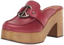 Lucky Brand Women's Aleah Clog, Red Dahlia, 6.5 UK