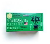 3 Ballerina Tea Extra Strength Dieters Drink Value Pack - 54 Tea Bags (In 3 Boxes)