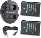 Newmowa EN-EL14 Battery (2 Pack) and Dual USB Charger for Nikon EN-EL14, EN-EL14a and Nikon P7000, P7100, P7700, P7800, D3100, D3200, D3300, D3400, D5100, D5200, D5300, D5500