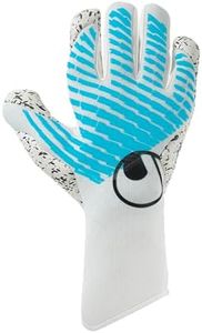 uhlsport | Cybertec Supergrip+ HN 2025 | Goalkeeper Gloves | White/Cyber Blue/Black (10)