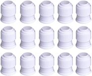 15 PCS Standard Couplers Cake Decorating Coupler, Plastic Adaptor Icing Piping Nozzle for Decorating Cakes, Pipe Tip Coupler for Icing Nozzles