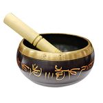 Shubhanjali Singing Bowl Mallet 4.5 Inch Small | Tibetan Buddhist Prayer Instrument Accessories with Stick | Singing Bowl for Positive Energy Stress Relief