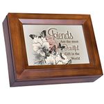 Friends Beautiful Gift Wood Finish Jewelry Music Box Plays You are My Sunshine