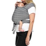 Moby Wrap Baby Carrier by Petunia Pickle Bottom | Evolution | Baby Wrap Carrier for Newborns & Infants | #1 Baby Wrap | Keep Baby Safe & Secure | Adjustable for All Bodies | Starry Nights of Salvador