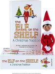 Elf on the Shelf Christmas Tradition (Scout Elf with Children's Book) (Brown Eye Boy Dark Tone)