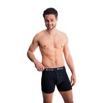 Pringle Mens Cotton Button Boxer Pack of 3 Black L