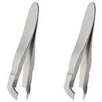 ONNPNN 2 Pieces Cuticle Cutter, Mini Stainless Steel Cuticle Nippers, Professional Cuticle Trimmer Cuticle Scissors, Cuticle Nipper Finger Toe Dead Skin Remove Manicure Tools, Sliver