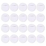 Dokpav 20 Pcs Pin Button Badges, 4cm Clear Acrylic Button Craft Badge with Pin Pin Badges Make Your Own Badges Button for Kids DIY Crafts Activities Photo Picture Clothes