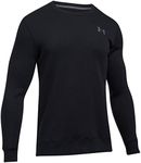 Under Armour Men Rival Solid Fitted Crew, Men's Fleece Jumper Crafted from Durable Fabric, Fleece Pullover with Long Sleeves