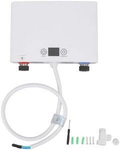 Electric Tankless Water Heater, 5500w Household Instant Water Hot Heater with G1/2 Caliber, Overheating Digital Display Hot Water Heater for Home Kitchen Bathroom