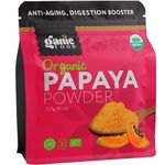 Organic Papaya Fruit Powder by Ganic Food | Antioxidant Papaya Enzyme for Immune Support, Healthy Digestion & Skin Health | 100% Pure Papaya Extracts, Vegan, Non-GMO, Gluten Free | 8 oz