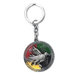 MAPLE Rotating Keychain Spinning Ironman, Spiderman, Batman, Captian America, Superman, Naruto, Doctor Strange Marvel Anime Metal Key Ring Multicolour (Imported) (A43)