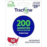 Tracfone $39.99 Basic Phone Plan, 200 Minutes, 90 Days [Physical Delivery]