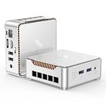 NiPoGi E2 Mini PC Twin Lake-N N150(up to 3.6GHz) 16GB DDR4 1TB M.2 SSD Mini PC Windows 11 Pro Mini Computer,4K@60Hz Dual Display, HDMI 2.0, DP, Dual WiFi, VESA Mount Small PC for Home/Business/School