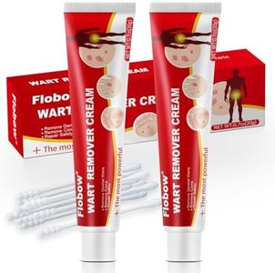 OJIOG Fast-Acting Wart Remover Gel with 17% Salicylic Acid - Fast-Acting to Remove Common, Flat, Plantar Warts, and HPV Warts - Professional Strength, Natural Formula for All Skin Types (2 Pack)