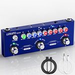 LEKATO Bass Multi Effects Pedal, Guiter Peda with IR Loading 9 AMP Models, Delay Reverb Chorus Distortion Overdrive, Multi Effects Processor for Bass, Bluetooth 5.0,Recording, Built-in Battery