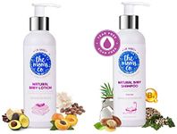 The Moms Co Natural Baby Lotion (200 ml) & Natural Baby Shampoo (200 ml)