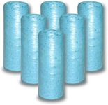 Shredded Memory Foam for Bean Bag Filler Pouf Filling Prefect Refill Material for Bean Bag Chair Pillow Stuffing for Stuffed Animals Ottoman Couch Cushion Dog Bed (Blue, 30 Pound (Pack of 6))