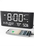 Raynic Alarm Clock, 8.7 Inch Digita