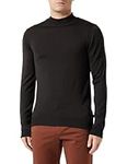 Casual Friday Men's CFKarl Merino Mix Crew Neck Knit Pullover Sweater, 1909151/Coffee Bean Melange, L