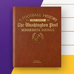 Signature gifts Minnesota Football Personalized History Book - Minnesota Sports Fan Gift - A Pro Football History Told Through Newspaper Coverage - Add a Name Gold Foil Embossed for Free (Vikings)