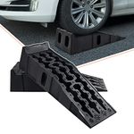 Donext Ramps Plastic Vehicle Service Ramp 7 Ton Truck Car - 2 Pack