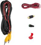 Backup camera RCA Video Cable,Car Reverse Rear View Parking Camera Video Audio Extension Cable Cord with Detection Trigger Wire (10 Meters)