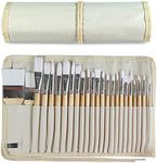 Paint Brushes Set of 24 Pieces Wood